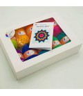 Uni Box (10 x 50g bright colors) + Crochet pattern Sirius