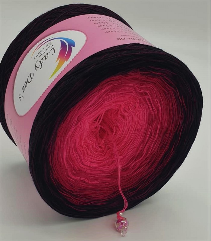 Hot Pink - 4 ply gradient yarn - Lady Dee´s Traumgarne Export