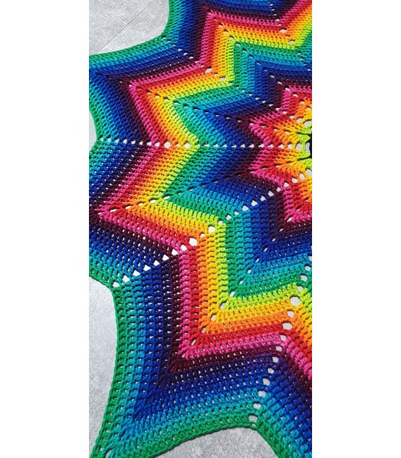 Sirius - crochet Pattern - star blanket - english