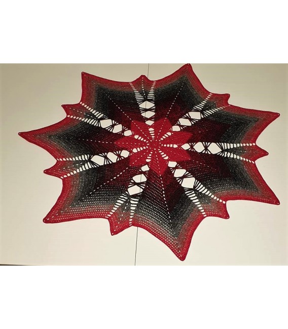 Elektra - Схема вязания крючком - одеяло в виде звезды - на немецком языке
