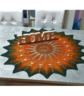 Sonnenkuss - Схема вязания крючком - одеяло в виде звезды - на немецком языке