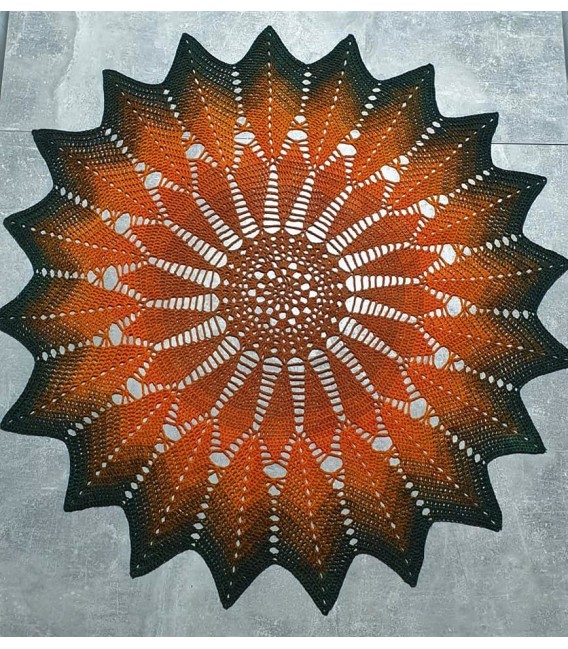 Sonnenkuss - Схема вязания крючком - одеяло в виде звезды - на немецком языке