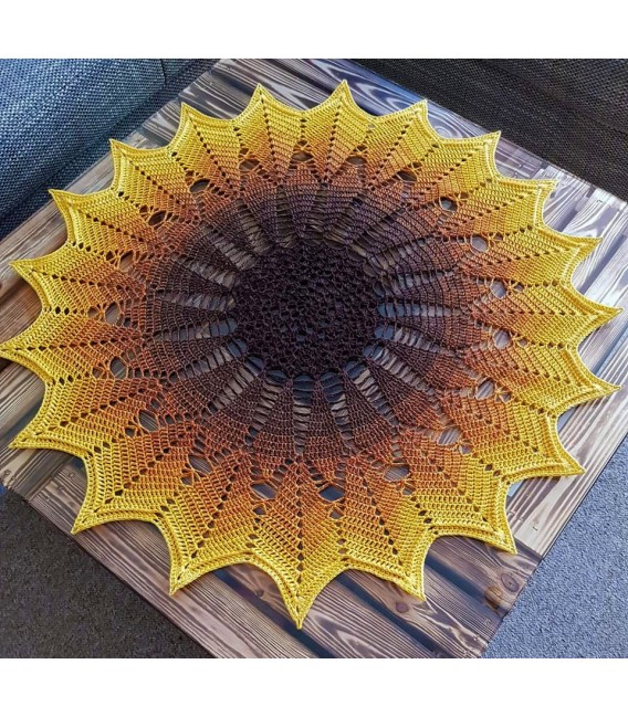 Sonnenkuss - crochet Pattern - star blanket - german