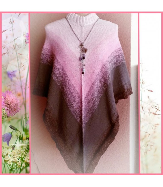 gradient yarn 4ply Sugar Babe - Pastel pink outside 6