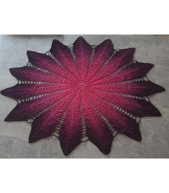 Windrad - crochet Pattern - star blanket - german