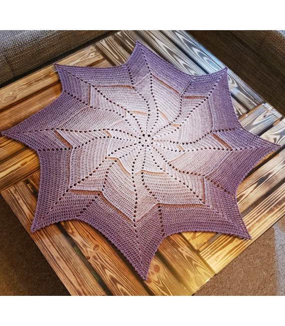 Seestern - Схема вязания крючком - одеяло в виде звезды - на немецком языке