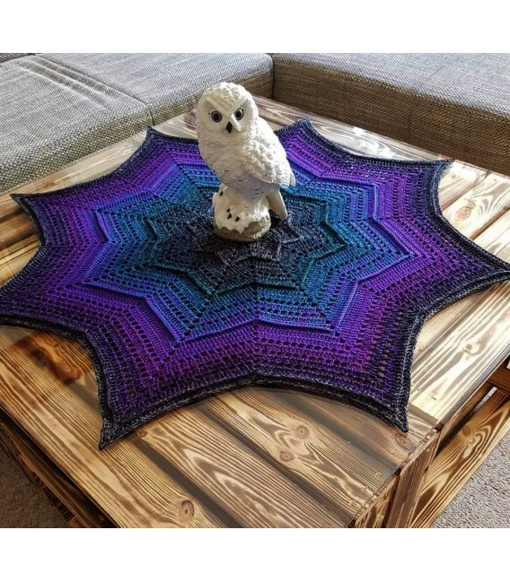 Aurora - crochet Pattern - star blanket - german