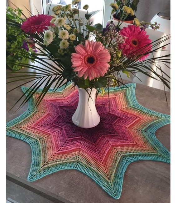 Aurora - crochet Pattern - star blanket - english