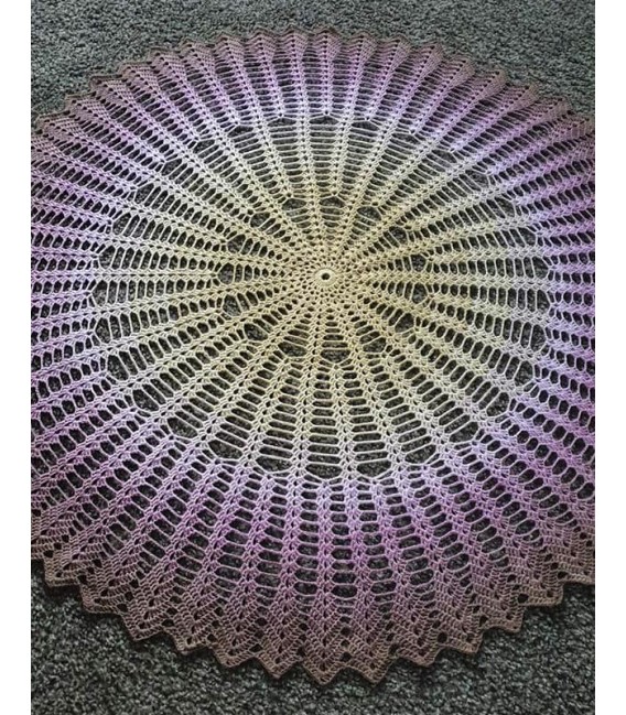 Abendstern - crochet Pattern - star blanket - german