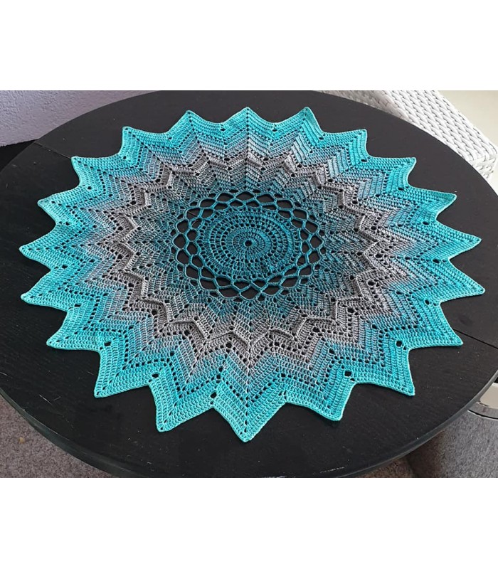 Home Colorful Star Sky Mandala Big Carpet Living