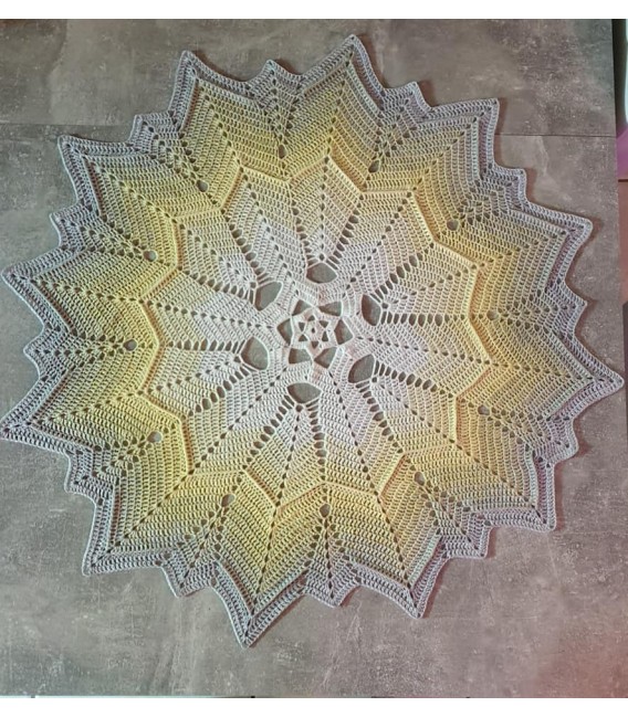 Sternenglanz - crochet Pattern - star blanket - german