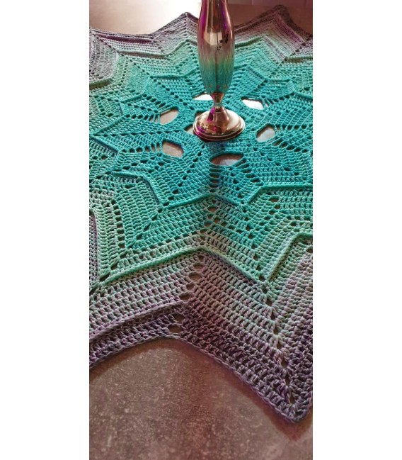 Sternenstaub - crochet Pattern - star blanket - german