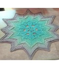 Sternenstaub - Схема вязания крючком - одеяло в виде звезды - на английском языке