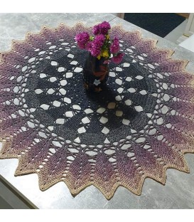 Mondschatten - crochet Pattern - star blanket - german