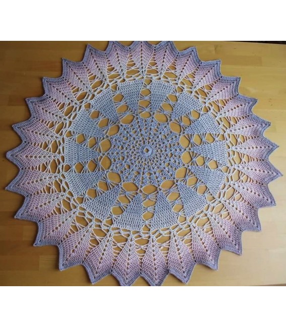 Mondschatten - Схема вязания крючком - одеяло в виде звезды - на немецком языке