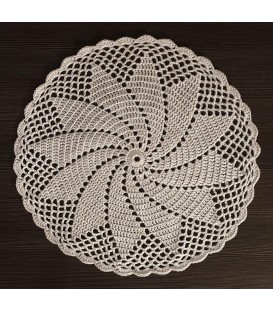 Ivory - crochet Pattern - star blanket - english