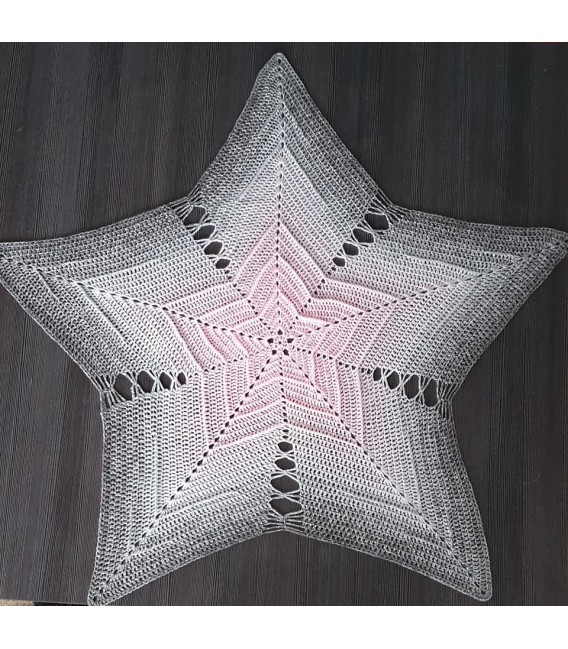 Shining - Схема вязания крючком - одеяло в виде звезды - на немецком языке