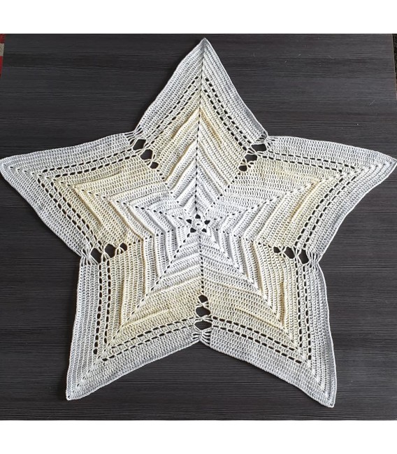 Shining - crochet Pattern - star blanket - german
