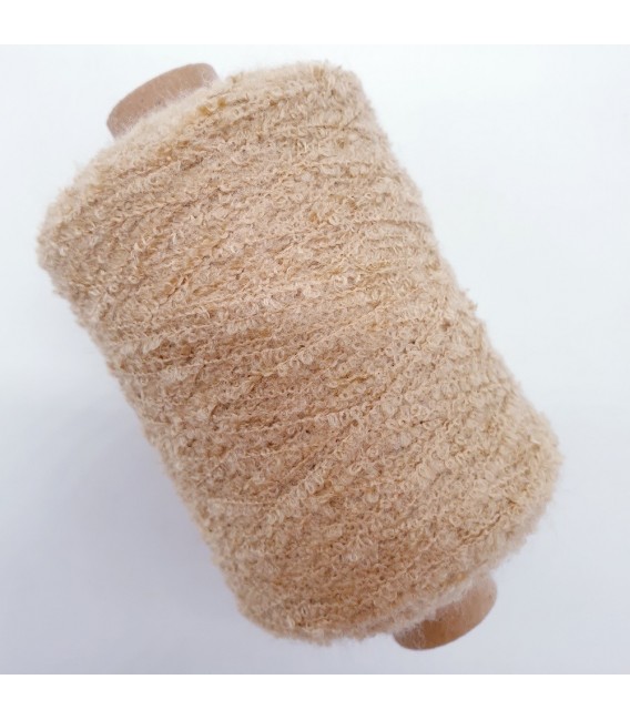Auxiliary yarn - Bouclé yarn beige - 500m