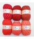 5 lace yarns Uni + 1 skein free - (26-28-41-24-45-66) ...