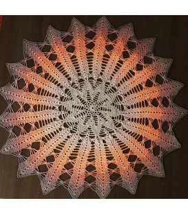 Eiskristall - Схема вязания крючком - одеяло в виде звезды - на немецком языке