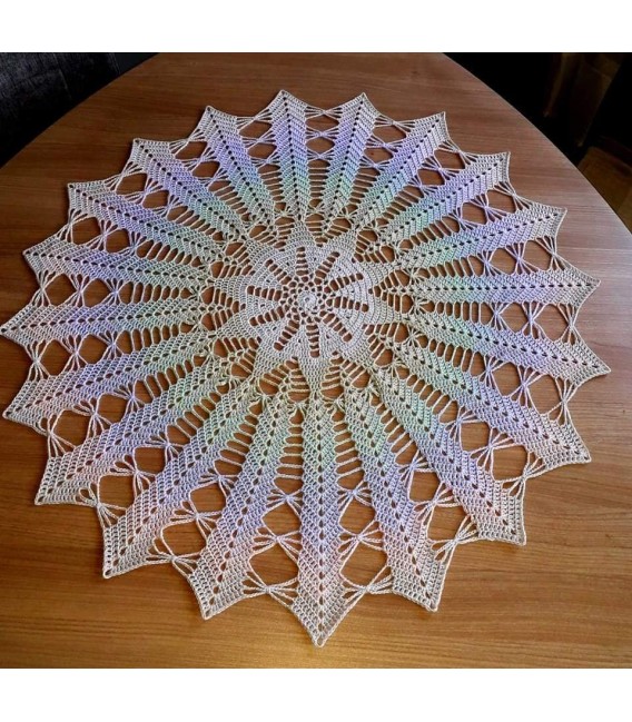 Eiskristall - crochet Pattern - star blanket - german