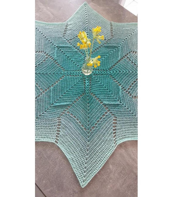 Glücksstern - crochet Pattern - star blanket - german