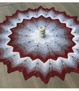 Super Nova - Схема вязания крючком - одеяло в виде звезды - на немецком языке