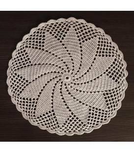 Ivory - crochet Pattern - star blanket - german
