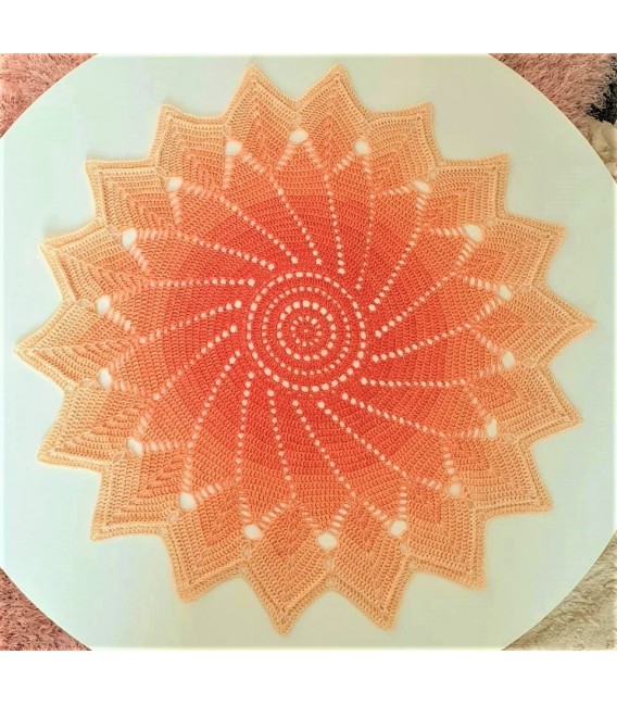 Wüstenblume - crochet Pattern - star blanket - german