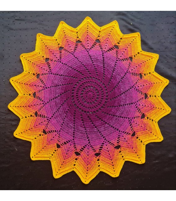 Wüstenblume - patron au crochet - couverture étoile - allemand