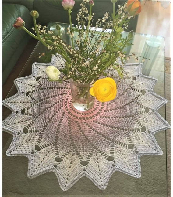 Wüstenblume - patron au crochet - couverture étoile - allemand