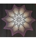 Miracle - Схема вязания крючком - одеяло в виде звезды - на немецком языке