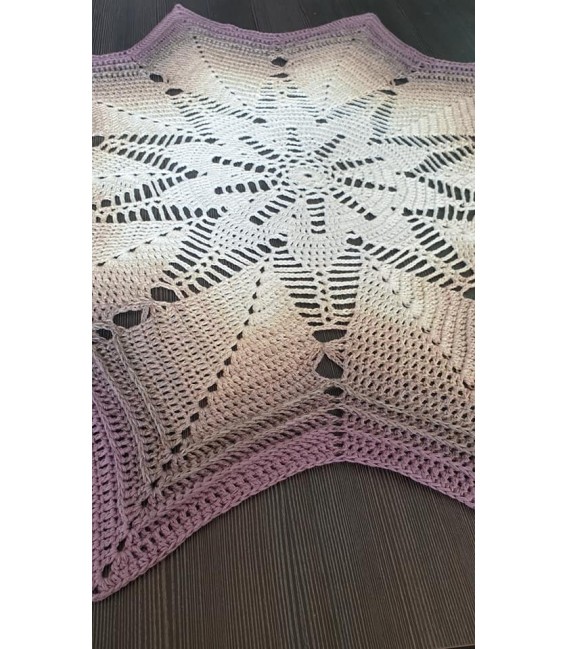 Miracle - Схема вязания крючком - одеяло в виде звезды - на немецком языке