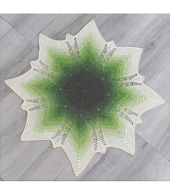 Astra - Схема вязания крючком - одеяло в виде звезды - на немецком языке
