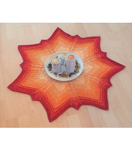 Nirwana - crochet Pattern - star blanket - german
