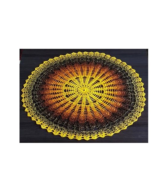 Septembermond - Схема вязания крючком - одеяло в виде звезды - на немецком языке