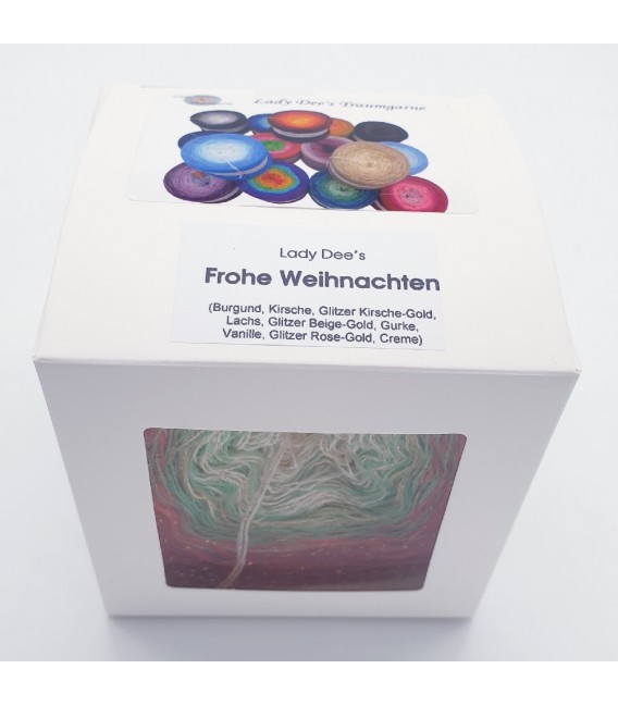 Frohe Weihnachten 150g in Geschenkbox - 4 fils de gradient filamenteux