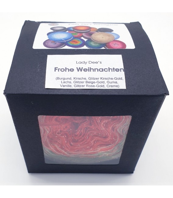 Frohe Weihnachten 150g in Geschenkbox - 4 fils de gradient filamenteux