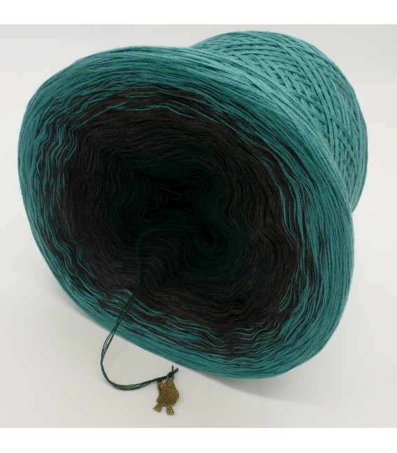 gradient yarn 4ply Tannenduft - Ocean green outside 4
