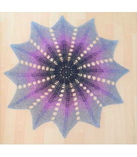 Sternenregen - crochet Pattern - star blanket - german