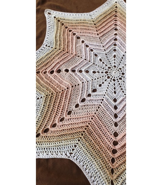 Galaktica - crochet Pattern - star blanket - english
