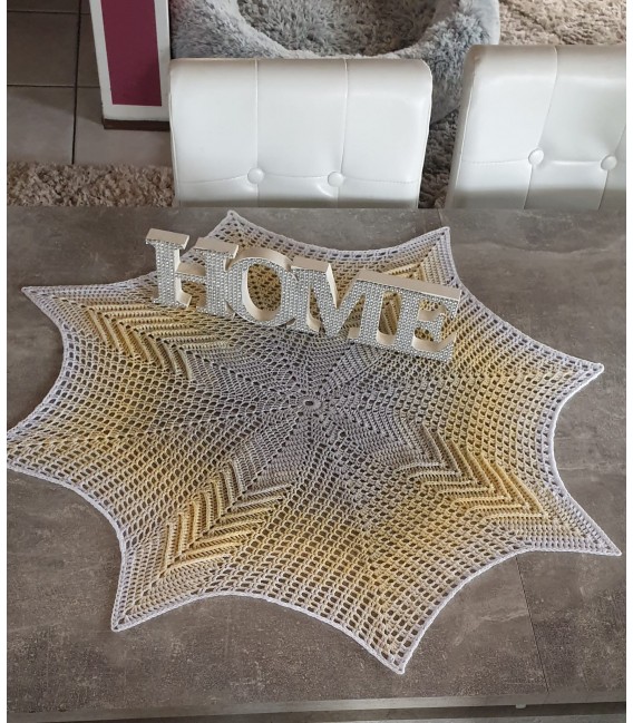 Hokulani - crochet Pattern - star blanket - english