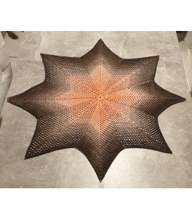 Ajala - одеяло в виде звезды - на немецком языке