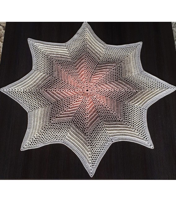 Nanami - Схема вязания крючком - одеяло в виде звезды - на английском языке