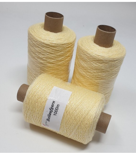 Glitter yarn - glitter thread Vanille/Perlmutt/Irisée - pack