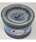 Grauer Wolf - Mega Bobbel - 4 ply gradient yarn