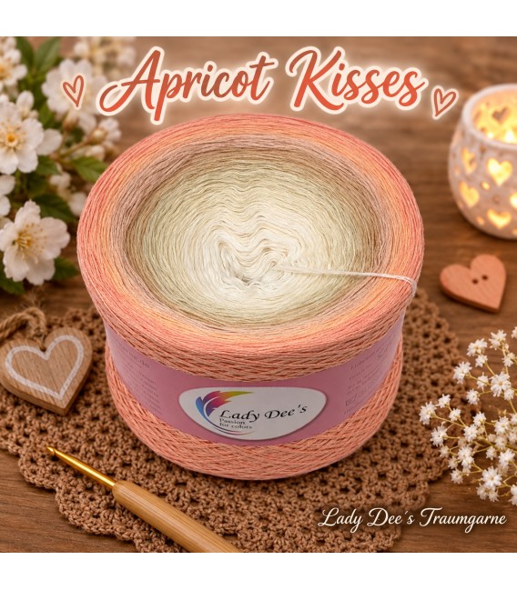 Apricot Kisses - Megabobbel - Farbverlaufsgarn 4-fädig