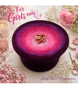 For Girls only (Только для девочек) Гигантский Bobbel - 4 нитевидные градиента пряжи - Фото 1