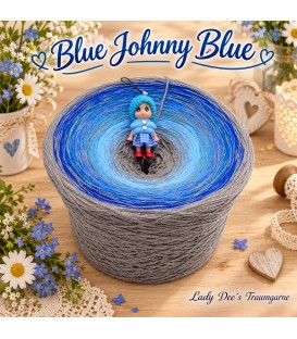 Blue Johnny Blue Gigantesque Bobbel - 4 fils de gradient filamenteux - photo 1